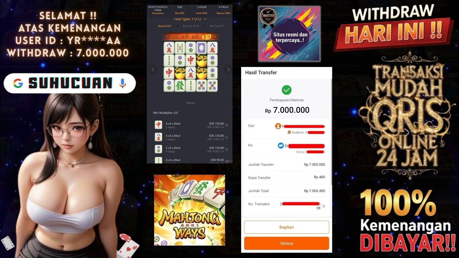 SUHUCUAN JACKPOT SLOT MAHJONG WAYS